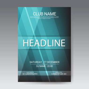 Mavi soyut üçgen yıllık rapor broşür tasarım şablonu vektör. İş ilanları Infographic dergisi posteri. Soyut düzeni şablonu, sunu Portföy kitap kapağı.