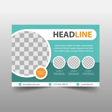 İş broşürü yıllık raporu Broşür tasarım şablonu vektörünü kapsıyor. Business Flyers Infographic dergisi posterleri. Soyut tasarım şablonu, Kitap Kapağı sunum portföyü.