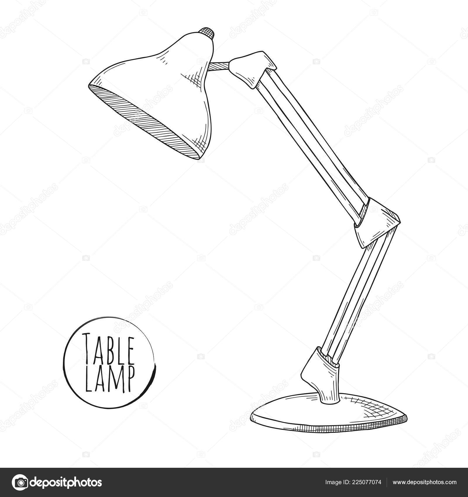 table lamp sketch