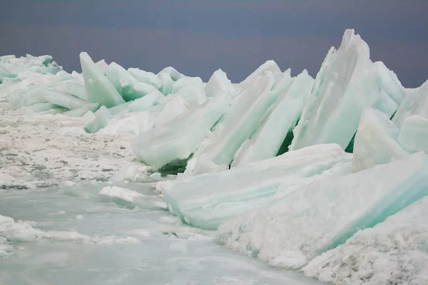 凍った海の氷の融解 — ストック写真