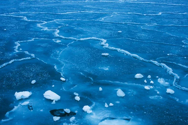 凍った海の氷の融解 — ストック写真