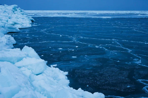 凍った海の氷の融解 — ストック写真