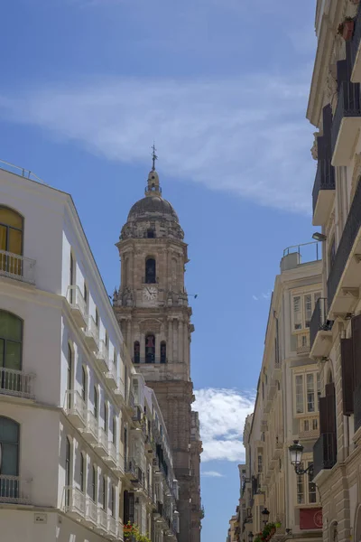 Nordturm Der Kathedrale Von Malaga Andalusien — Stockfoto