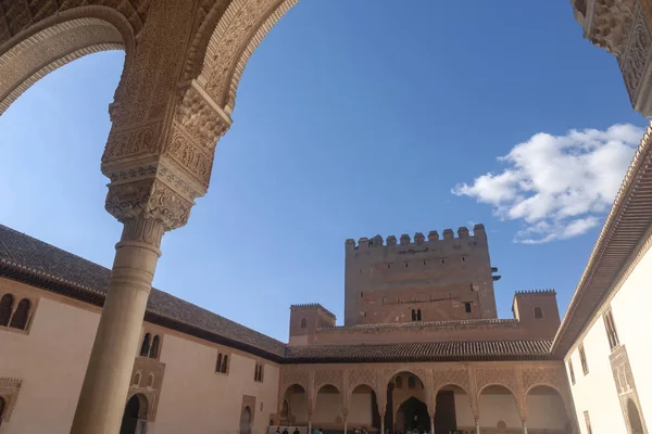 Patios Nasrid Palaces Alhambra Granada Spain — Stock Photo, Image