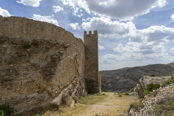 Paredes Cidade Medieval Albarracn Província Teruel — Fotografia de Stock