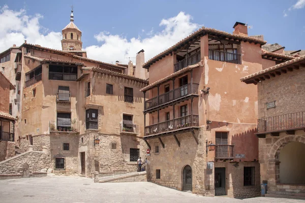 Pueblos medievales de España, Albarracn en la provincia de Teruel — Foto de Stock