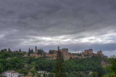 Granada, İspanya 'dan Alhambra