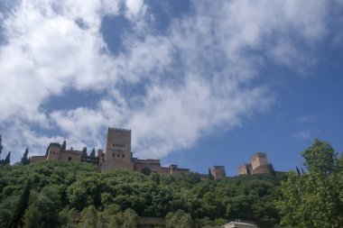 Granada, İspanya 'dan Alhambra