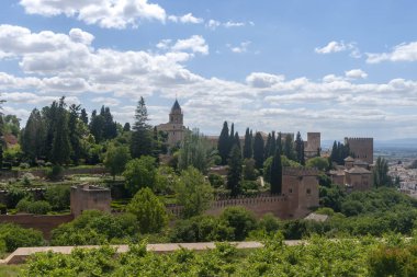 Granada, İspanya 'dan Alhambra