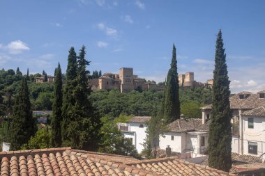 Granada, İspanya 'dan Alhambra