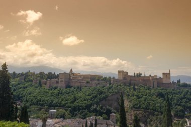 Granada, İspanya 'dan Alhambra