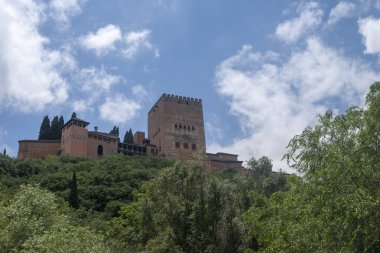 Granada, İspanya 'dan Alhambra