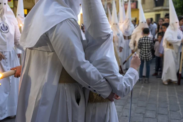Holy Week Seville Penitents — Stock Photo, Image
