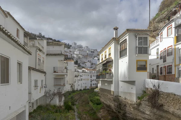 Towns Province Cdiz Andalusia Setenil Las Bodegas — Stock Photo, Image