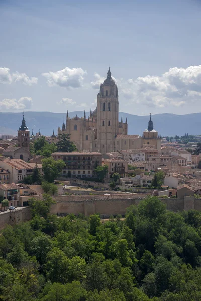 Maak Een Wandeling Door Prachtige Monumentale Stad Segovia Spanje — Stockfoto
