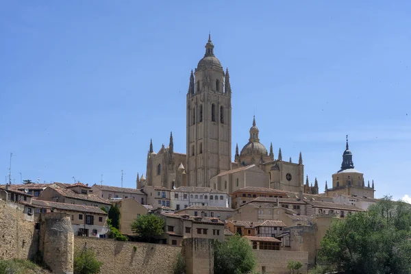 Catedral Santa Maria Segóvia Espanha — Fotografia de Stock