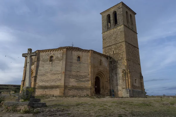 セゴビア スペインの街で Vera Cruz のテンプル教会 — ストック写真