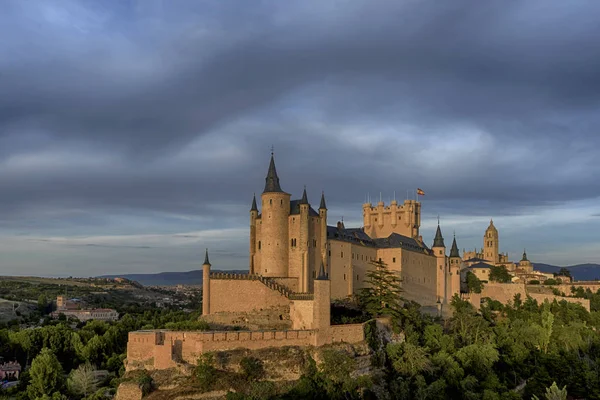 Památky Španělsku Alcazar Segovia — Stock fotografie