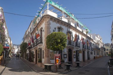 Marbella, Malaga eski kasaba sokaklarında