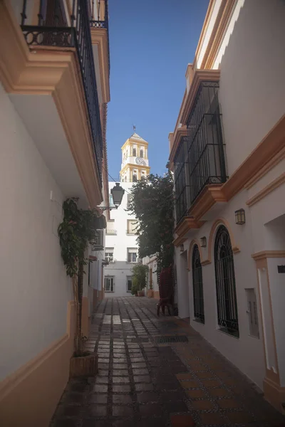 マラガ マルベージャの旧市街の通り — ストック写真