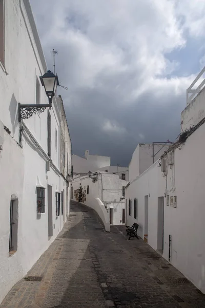 Calle Localidad Vejer Frontera Uno Los Llamados Pueblos Blancos Andalucía — Foto de Stock