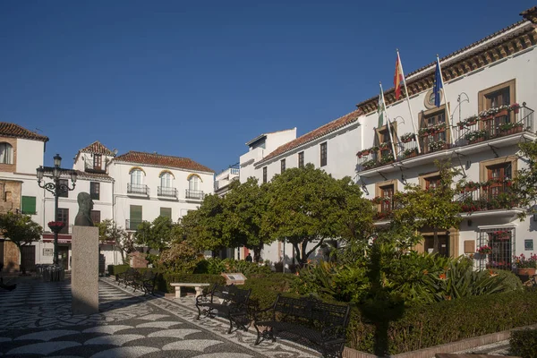 Straten Van Oude Stad Van Marbella Malaga — Stockfoto