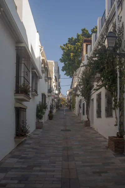 Marbella Malaga Eski Kasaba Sokaklarında — Stok fotoğraf