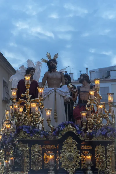 Heilige Woche Sevilla Jesusbruderschaft Entkleidet — Stockfoto