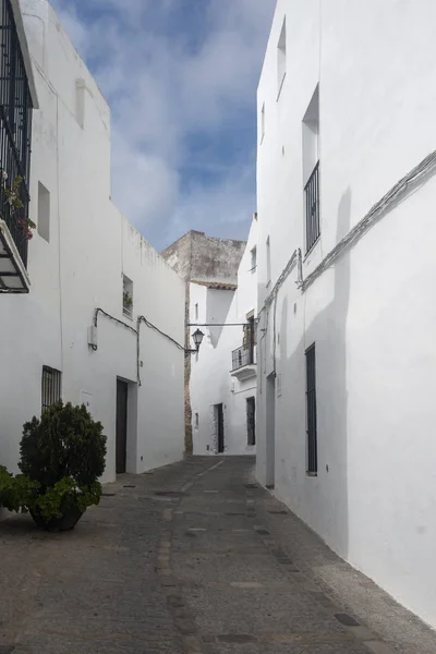 Calle Localidad Vejer Frontera Uno Los Llamados Pueblos Blancos Andalucía — Foto de Stock