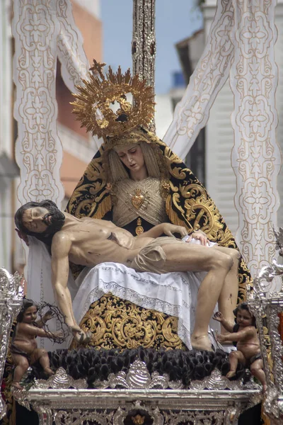 Brüderlichkeit Der Servitas Heilige Woche Sevilla — Stockfoto