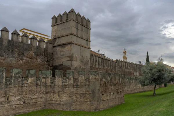 Old Defensive Wall City Seville Spain — Stock Photo, Image