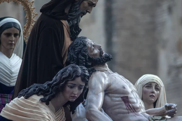 Semana Santa Sevilha Irmandade Santa Marta — Fotografia de Stock