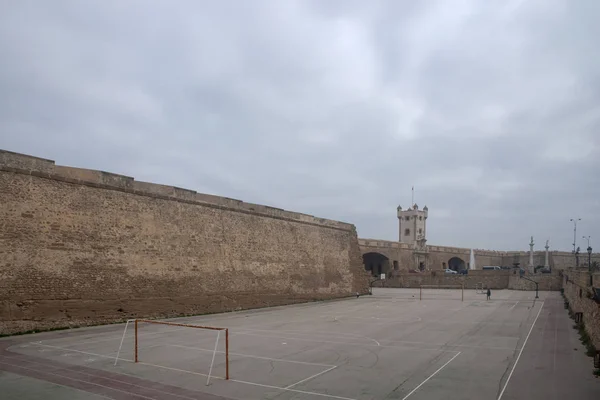 Porta Torren Tierra Cidade Cádiz Andaluzia — Fotografia de Stock