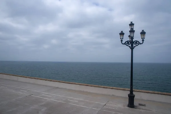 Promenade Van Stad Cadiz Andalusië — Stockfoto