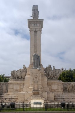 Plaza de spain de Cadiz, 1812 Anayasası Anıtı
