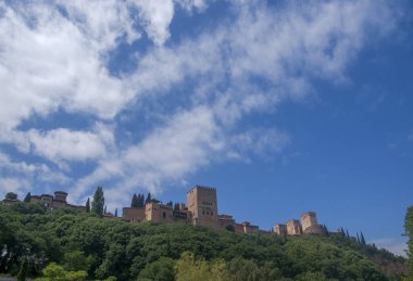Granada, İspanya 'dan Alhambra