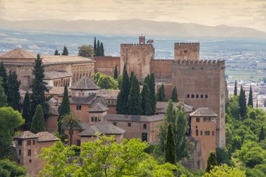 Granada, İspanya 'dan Alhambra