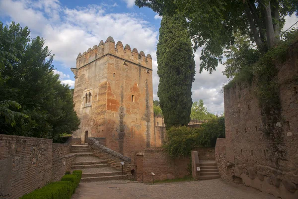 Muro Dell Alhambra Granada Andalusia — Foto Stock