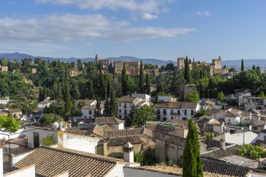 Granada Alhambra gelen Güzel Alcazaba nazari, Endülüs