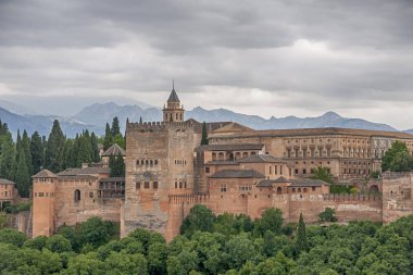 Granada, İspanya 'dan Alhambra