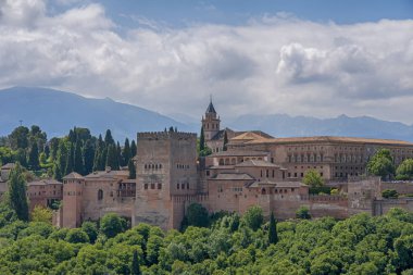Granada, İspanya 'dan Alhambra