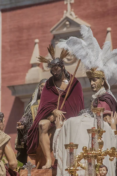 Irmandade San Esteban Semana Santa Sevilha — Fotografia de Stock