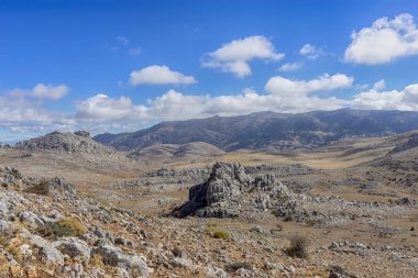 Sierra de las Nieves, Malaga doğal parkta Sierra de la Hidalga