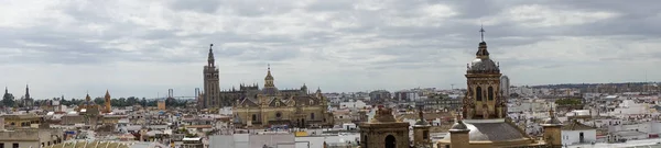 Panoramisch Uitzicht Het Centrum Van Sevilla Andalusië — Stockfoto