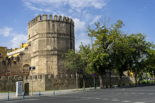 Muralla Almohade Ciudad Sevilla España — Foto de Stock