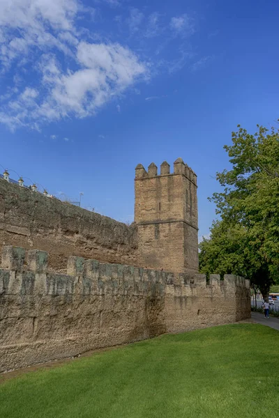 Muralha Almóada Cidade Sevilha Espanha — Fotografia de Stock