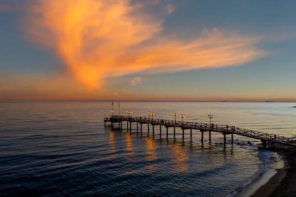 Marbella Şehrinin Güzel Sahil Cenneti Costa Del Sol Endülüs — Stok fotoğraf