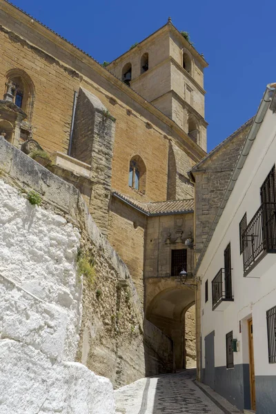Spaziergang Entlang Der Straße Der Kirche Der Gemeinde Alhama Granada — Stockfoto