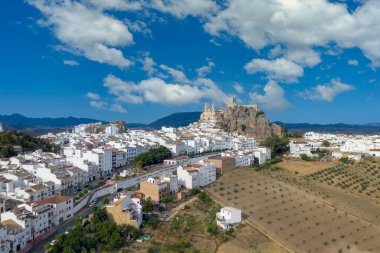 Olvera 'nın Cadiz ilçesine bağlı beyaz köyleri