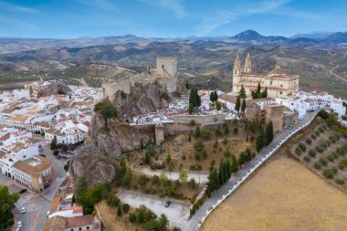 Olvera 'nın Cadiz ilçesine bağlı beyaz köyleri